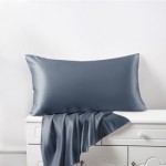 Misty Blue Silk Pillowcases Canada