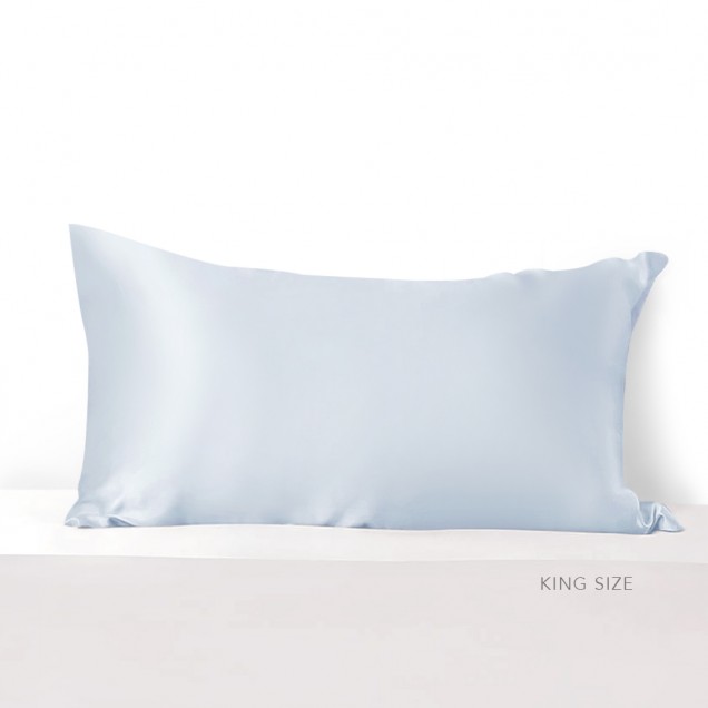 Alice Blue Envelope 22 Momme Mulberry Silk Pillowcase Canada Alice Blue Envelope 22 Momme Mulberry Silk Pillowcase Canada