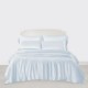 Alice Blue 3 PCS 22 Momme Mulberry Silk Duvet Cover Set Canada