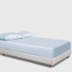Baby Blue 22 Momme Mulberry Silk Fitted Sheet Canada Baby Blue 22 Momme Mulberry Silk Fitted Sheet Canada