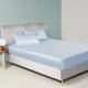Baby Blue 22 Momme Mulberry Silk Sheet Set Canada Baby Blue 22 Momme Mulberry Silk Sheet Set Canada