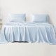 Baby Blue 22 Momme Mulberry Silk Sheet Set Canada Baby Blue 22 Momme Mulberry Silk Sheet Set Canada