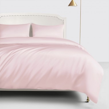 Baby Pink 22 Momme Mulberry Silk Duvet Cover Canada