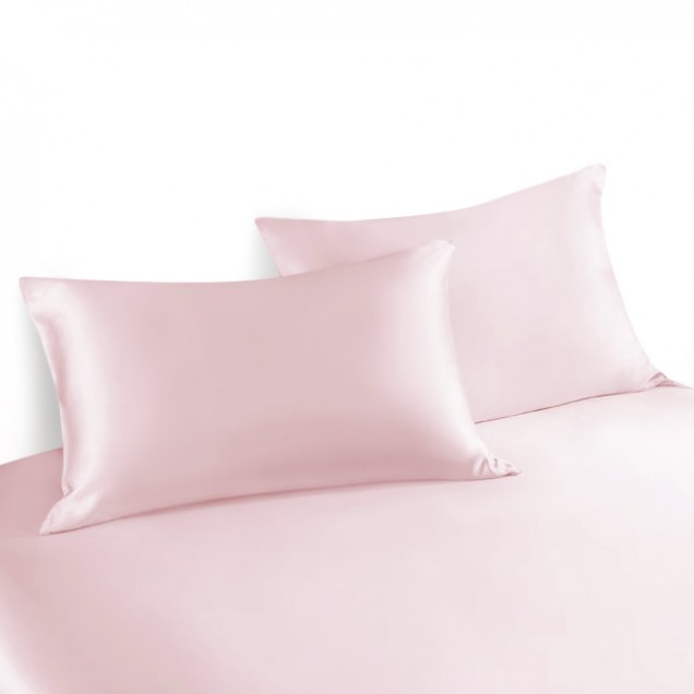 Baby Pink Envelope 22 Momme Mulberry Silk Pillowcase Canada Baby Pink Envelope 22 Momme Mulberry Silk Pillowcase Canada