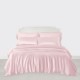 Baby Pink 3 PCS 22 Momme Mulberry Silk Duvet Cover Set Canada