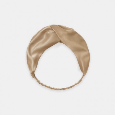 Beige Mulberry Silk Headband Canada