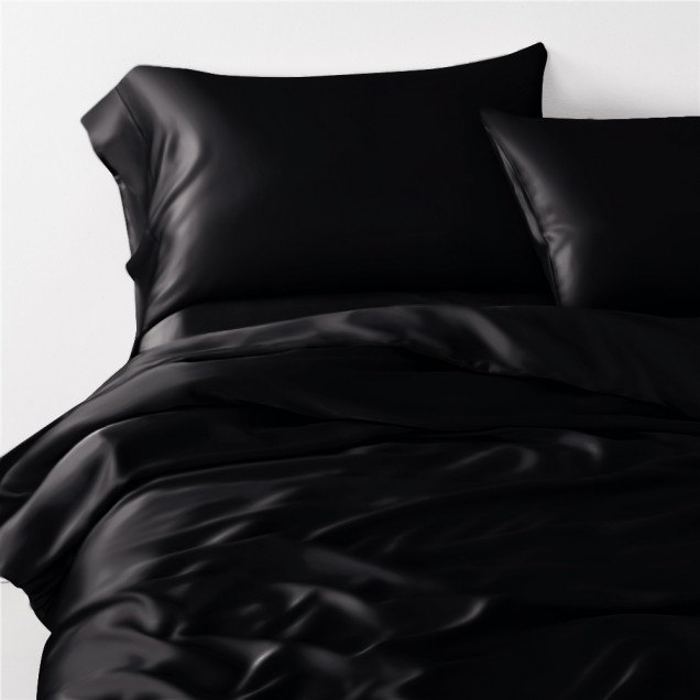 Black 22 Momme Mulberry Silk Duvet Cover Canada Black 22 Momme Mulberry Silk Duvet Cover Canada
