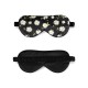 Black Flower Silk Sleep Mask Canada