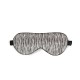 Black & Silver Silk Sleep Mask Canada