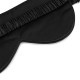 Black & Silver Silk Sleep Mask Canada