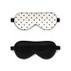 Black & White Heart Silk Sleep Mask Canada Black & White Heart Silk Sleep Mask Canada