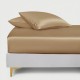 Cappuccino 22 Momme Mulberry Silk Fitted Sheet Canada Cappuccino 22 Momme Mulberry Silk Fitted Sheet Canada