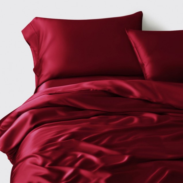 Claret 22 Momme Mulberry Silk Duvet Cover Canada Claret 22 Momme Mulberry Silk Duvet Cover Canada