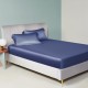 Dark Blue 22 Momme Mulberry Silk Sheet Set Canada Dark Blue 22 Momme Mulberry Silk Sheet Set Canada