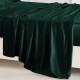 Dark Green 22 Momme Mulberry Silk Flat Sheet Canada Dark Green 22 Momme Mulberry Silk Flat Sheet Canada