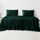 Dark Green 22 Momme Mulberry Silk Sheet Set Canada Dark Green 22 Momme Mulberry Silk Sheet Set Canada