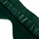 Dark Green & Ivory Suede Rose Silk Eye Mask Canada