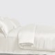 Ivory 3 PCS 22 Momme Mulberry Silk Duvet Cover Set Canada Ivory 3 PCS 22 Momme Mulberry Silk Duvet Cover Set Canada