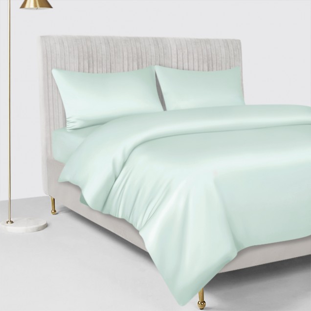Light Cyan 22 Momme Mulberry Silk Duvet Cover Canada Light Cyan 22 Momme Mulberry Silk Duvet Cover Canada
