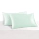 Light Cyan 22 Momme Mulberry Silk Pillowcase with Hidden Zipper Canada Light Cyan 22 Momme Mulberry Silk Pillowcase with Hidden Zipper Canada