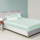 Light Cyan 22 Momme Mulberry Silk Sheet Set Canada Light Cyan 22 Momme Mulberry Silk Sheet Set Canada