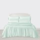 Light Cyan 3 PCS 22 Momme Mulberry Silk Duvet Cover Set Canada Light Cyan 3 PCS 22 Momme Mulberry Silk Duvet Cover Set Canada