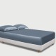 Misty Blue 22 Momme Mulberry Silk Fitted Sheet Canada Misty Blue 22 Momme Mulberry Silk Fitted Sheet Canada