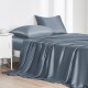 Misty Blue 22 Momme Mulberry Silk Flat Sheet Canada Misty Blue 22 Momme Mulberry Silk Flat Sheet Canada
