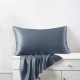 Misty Blue Envelope 22 Momme Mulberry Silk Pillowcase Canada Misty Blue Envelope 22 Momme Mulberry Silk Pillowcase Canada