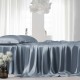 Misty Blue 22 Momme Mulberry Silk Sheet Set Canada Misty Blue 22 Momme Mulberry Silk Sheet Set Canada