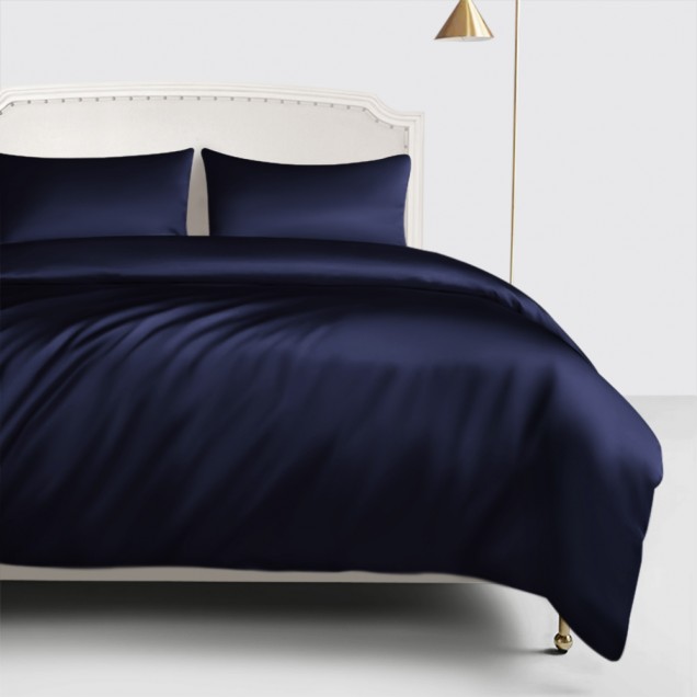 Navy 22 Momme Mulberry Silk Duvet Cover Canada Navy 22 Momme Mulberry Silk Duvet Cover Canada
