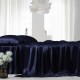 Navy 22 Momme Mulberry Silk Flat Sheet Canada Navy 22 Momme Mulberry Silk Flat Sheet Canada