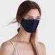 Navy & Black Double-Sided 22 Momme Silk Face Mask Canada Navy & Black Double-Sided 22 Momme Silk Face Mask Canada