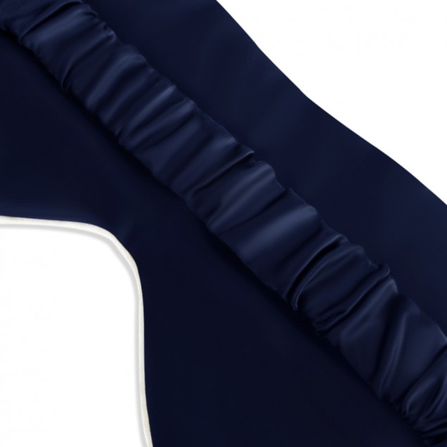 Navy & Ivory Suede Rose Silk Eye Mask Canada Navy & Ivory Suede Rose Silk Eye Mask Canada