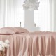Pearl Pink 22 Momme Mulberry Silk Fitted Sheet Canada Pearl Pink 22 Momme Mulberry Silk Fitted Sheet Canada