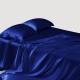 Royal Blue 22 Momme Mulberry Silk Flat Sheet Canada Royal Blue 22 Momme Mulberry Silk Flat Sheet Canada