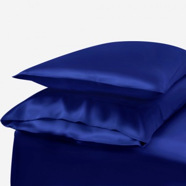 Royal Blue Envelope 22 Momme Mulberry Silk Pillowcase Canada