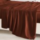 Rust Red 22 Momme Mulberry Silk Flat Sheet Canada Rust Red 22 Momme Mulberry Silk Flat Sheet Canada