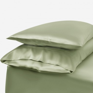 Sage Green Envelope 22 Momme Mulberry Silk Pillowcase Canada