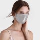 Silver & White Double-Sided 22 Momme Silk Face Mask Canada Silver & White Double-Sided 22 Momme Silk Face Mask Canada