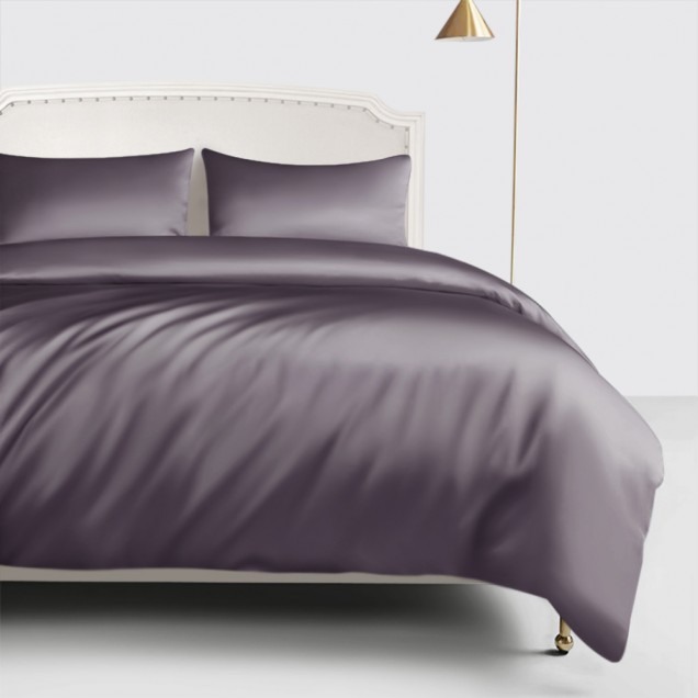 Slate Gray 22 Momme Mulberry Silk Duvet Cover Canada Slate Gray 22 Momme Mulberry Silk Duvet Cover Canada