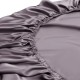 Slate Gray 22 Momme Mulberry Silk Fitted Sheet Canada Slate Gray 22 Momme Mulberry Silk Fitted Sheet Canada