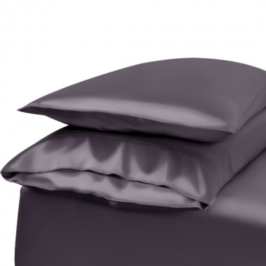 Slate Gray Envelope 22 Momme Mulberry Silk Pillowcase Canada