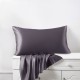 Slate Gray Envelope 22 Momme Mulberry Silk Pillowcase Canada Slate Gray Envelope 22 Momme Mulberry Silk Pillowcase Canada