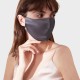 Slate Gray & Black Double-Sided 22 Momme Silk Face Mask Canada Slate Gray & Black Double-Sided 22 Momme Silk Face Mask Canada