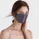 Slate Gray & Black Double-Sided 22 Momme Silk Face Mask Canada Slate Gray & Black Double-Sided 22 Momme Silk Face Mask Canada