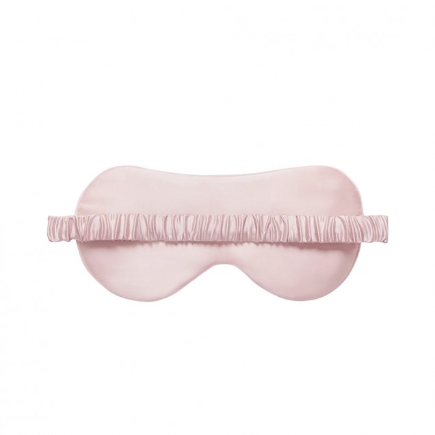 Suede Rose Silk Eye Mask Canada