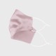 Suede Rose & White Double-Sided 22 Momme Silk Face Mask Canada