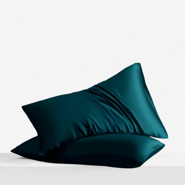 Teal Envelope 22 Momme Mulberry Silk Pillowcase Canada Teal Envelope 22 Momme Mulberry Silk Pillowcase Canada