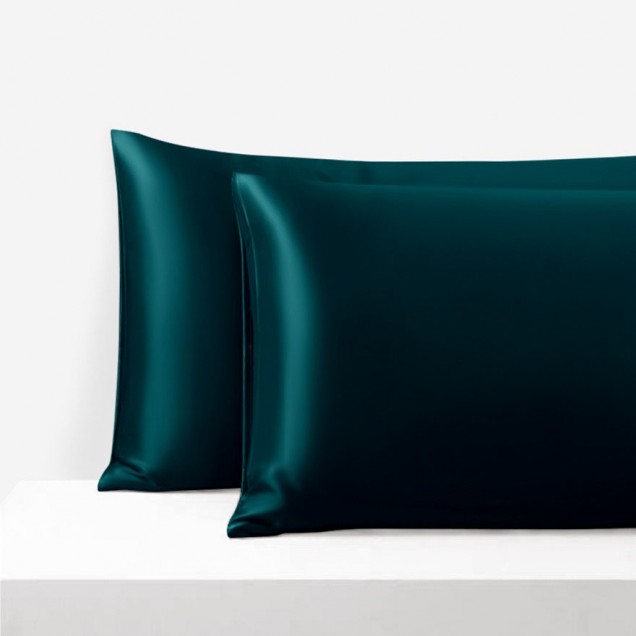 Teal Envelope 22 Momme Mulberry Silk Pillowcase Canada Teal Envelope 22 Momme Mulberry Silk Pillowcase Canada